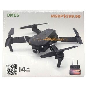 Dmes Mini Folding Drone Black‎ with Camera [New in Plastic]